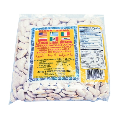 LARGE WHITE LIMA BEANS
