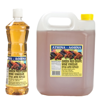 RED GRAPE WINE VINEGAR, GREEK
