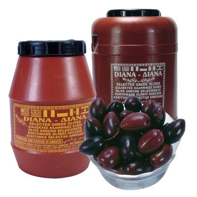 KALAMATA OLIVES IN OIL AND VINEGAR